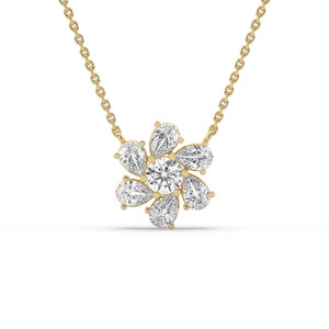Pendentif en diamant rond brillant de 1,68 carat cultivé en laboratoire, or massif 14 carats, certifié IGI, cadeau de mariage ou de fiançailles - Product Image 5