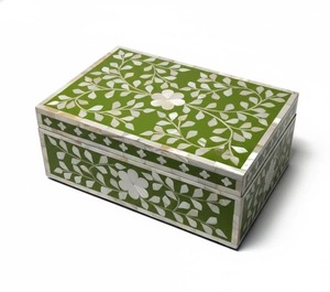 Premium Bone Inlay Gift <b>Box</b> With Unique Handmade Design For Jewelry <b>Keepsakes</b> Accessories And Special Items - Product Image 4