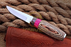 Puukko Handmade Stainless Steel Fixed Blade Wood Handle Outdoor Hunting Camping Survival <b>Knife</b> DIY OEM Customizable - Product Image 6