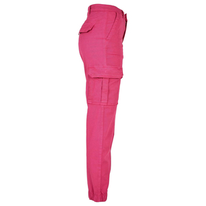 Pantalons cargo pour femmes sur mesure, pantalons cargo pour les voyages de week-end, pantalons cargo décontractés, mode confortable, coton brodé, fabrication OEM en gros - Product Image 4