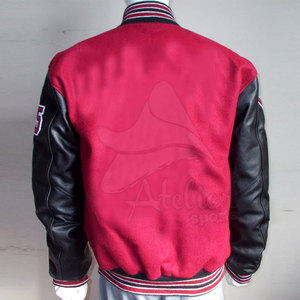 Chaqueta Varsity de Cuero Personalizada de Alta Calidad para Hombre, Chaqueta Universitaria de Primera Calidad, Chaqueta Varsity de Béisbol OEM - Product Image 5