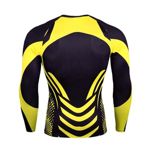 Camiseta de compresión transpirable de secado rápido para hombre, ropa deportiva para correr, entrenamiento deportivo, Rashguard ajustado - Product Image 5