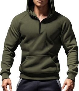 Maximum Mobility Performance Blend Mens Hoodies <b>Raglan</b> Sleeve Design Gym Training Gear Comfortable Wide Body Hooded <b>Top</b> - Product Image 1