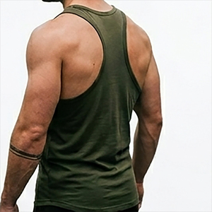 Camisetas sin mangas de algodón y poliéster transpirables con estampado serigráfico estilo Hip Hop para hombre, chaleco muscular, logotipo personalizado OEM/ODM - Product Image 4