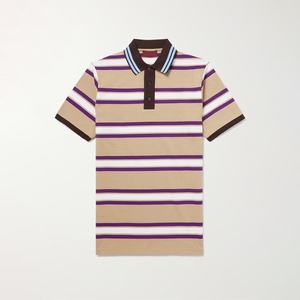 Camiseta Personalizable de Manga Corta con Tejido Fino, Puños y Cintura Acanalados, 4 Botones, Tacto Suave, 100% Algodón Transpirable - Product Image 1