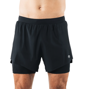 Pantalones Cortos Deportivos 2 en 1 para Hombre, con Forro de Compresión Integrado, Secado Rápido, Transpirables, para Gimnasio, Running, Fitness, Venta al Por Mayor OEM - Product Image 1