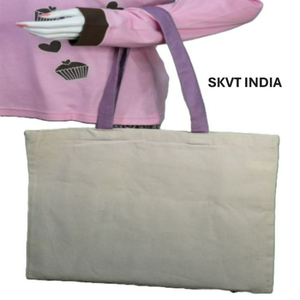 Sac fourre-tout en toile personnalisé de grande taille, écologique, réutilisable, recyclable, avec poignée supérieure, pour les courses, la plage, les promotions - Product Image 5