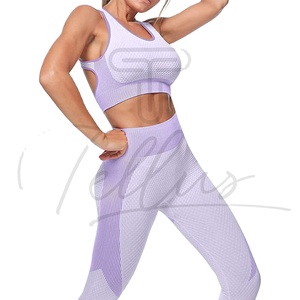 Conjunto de Shorts de Yoga Ecológicos para Mujer, 4 Piezas, Cintura Alta, Transpirables, Ropa Deportiva para Gimnasio y Fitness - Product Image 5