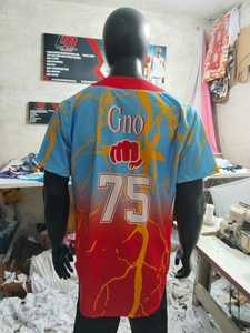 Long Mission Custom Basketball Jersey Men's <b>Red</b> <b>Hot</b> 75 Sublimated Print Quick Dry Short Sleeve Regular Fit All Seasons Apparel - Product Image 6