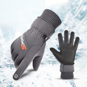 Guantes de cuero de cabra Sunland unisex para invierno, con protección total para los dedos, ignífugos, para caza, tiro, motociclismo, fitness y senderismo. - Product Image 6