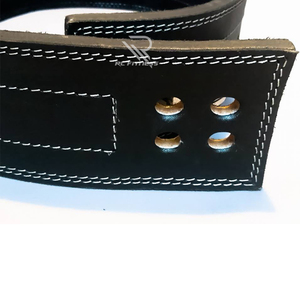 Ceinture de musculation à levier en cuir robuste pour haltérophilie et powerlifting, avec logo personnalisé, boucle à levier 10mm 13mm - Product Image 5
