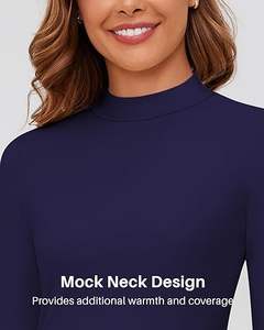 Conjunto de Ropa Interior Térmica Ultra Suave con Cuello Alto para Mujer, Tejido de Alta Calidad - Product Image 5