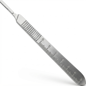 Professional No. 3 Surgical Scalpel Detachable Handle <b>Long</b>-Lasting Steel Blade Holder Easy Grip Manual Power by optitech - Product Image 1