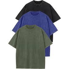 Camiseta Oversize de Diseñador para Hombre, Estilo Vintage Lavado al Ácido, Tejido Desgastado, Estética Hip Hop, Jersey Grueso, Estilo Moderno - Product Image 3