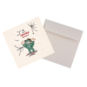 Carte de vœux artisanale personnalisée pour Halloween, motif momie de dessin animé en quilling, décoration artisanale, vente en gros, usine OEM/ODM - Product Image 5