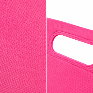 Bolsa de Compras Ecológica Rosa Premium, Tipo D-Cut, Resistente, para Tiendas y Boutiques - Product Image 2