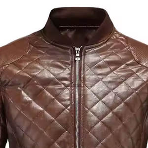 Chaqueta de Cuero para Hombre, Estilo Casual y Elegante, Ropa de Invierno, Prenda de Cuero Resistente, Moda Urbana - Product Image 3