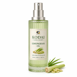 Aceite Esencial de Limoncillo de Tamil Nadu 100% Puro y Natural de Primera Calidad, Destilado al Vapor, para Aromaterapia y Cuidado Facial, Kodai Global Export - Product Image 1