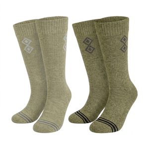 Direct Factory Made Men's Breathable <b>Polyester</b> Fabric Crew <b>Socks</b> Custom Colors Men's Knitted <b>Socks</b> With OEM ODM Services - Product Image 2
