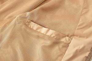 Veste coupe-vent respirante et écologique à capuche zippée, design personnalisé, col montant, imperméable et coupe-vent - Product Image 4