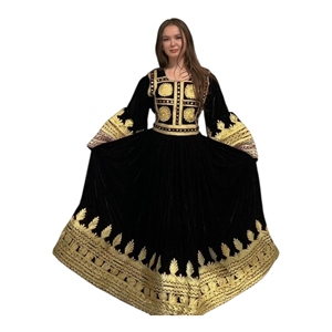 OEM & ODM Afghan Kuchi Party Latest Afghani <b>Dresses</b> Women Heavy Embroidery Wedding Party Wear & Casual <b>Dresses</b> A-Line <b>Loose</b> Fit - Product Image 1