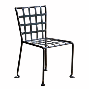 Silla Moderna de Alambre Metálico con Respaldo de Rejilla Negra y Estructura Cantilever para Comedor, Sala de Estar, Comedor al Aire Libre y Apartamento - Product Image 5