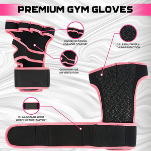 OEM Custom Logo Gym Gloves Weight Lifting Workout Gloves Anti <b>Slip</b> Breathable Fitness Training Gloves with Wrist Support - Product Image 2