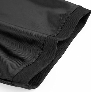 Maillot de football en tissu maille noir uni de qualité supérieure, doux et respirant, pour entraînement sportif – Nouvelle collection 2026 - Product Image 6