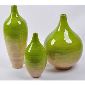Modern Bamboo <b>Vase</b> Decor Handmade Natural Bamboo Flower <b>Vase</b> Eco Friendly Home Decor Sustainable Bamboo <b>Vase</b> for Living Room - Product Image 4