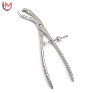 Pinzas de sujeción ósea manuales personalizadas de alta calidad con bloqueo rápido, 13 cm, de acero inoxidable, instrumentos quirúrgicos, servicios OEM - Product Image 1