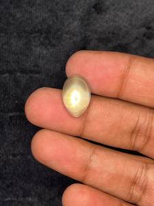 มูนสโตนสีเขียวทรงไข่ธรรมชาติแบบคาโบชองสำหรับทำสร้อยคอจากอินเดีย - Product Image 2