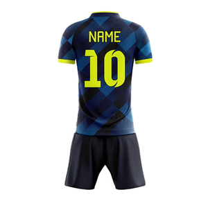 Latest <b>Design</b> Soccer Uniform Jersey Football Soccer Uniform Hot Selling Blank Soccer Uniforms - Product Image 5