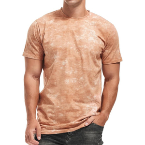 Waffle Interlock Plain T <b>Shirt</b> Men Ozone Purifying Wash Zero Water Wholesale EU - Product Image 1