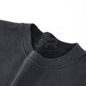 Camiseta de Talla Grande para Hombre con Lavado Ácido, Diseño de Logotipo Personalizado, 100% Algodón, Camiseta Lisa con Lavado Ácido a Precio de Mayoreo - Product Image 2