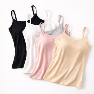 Débardeurs pour femmes en gros – Débardeurs décontractés d'été respirants pour femmes – Hauts en maille unie écologiques en polyester/nylon - Product Image 1