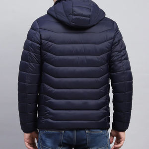 Custom Polyester Puffer Jacket 500gsm Heavyweight <b>Mens</b> Wholesale for Fashion Brands Low MOQ Wholesale - Product Image 1