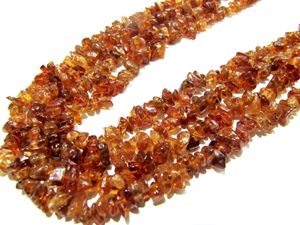 Perles de citrine naturelle non taillées, forme libre, 6 à 8 mm, perles graduées, brin de 34 pouces de long - Product Image 4