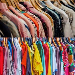 Chaqueta vaquera usada de primavera con capucha y patrón geométrico, de lona ecológica con cremallera frontal y logo ODM, ropa usada. - Product Image 6