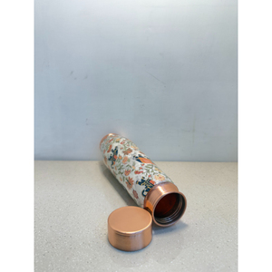 Bulk Wholesale Pure <b>Copper</b> Water <b>Bottle</b> Handcrafted Ayurvedic Meena Print Design Eco-Friendly Leak-Proof <b>Drinking</b> <b>Bottle</b> - Product Image 3