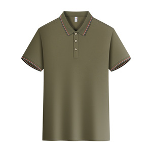 Polo de golf rose bébé personnalisé avec logo, manches courtes, couleur unie, respirant, en polyester tricoté, vêtements de golf décontractés - Product Image 5