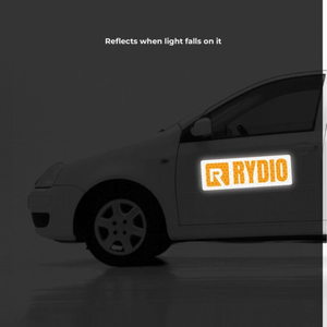 Pegatinas Reflectantes Retro, Vinilo Reflectante de Alta Visibilidad, Pegatina de Seguridad, Señalización Reflectante para Exteriores - Product Image 3