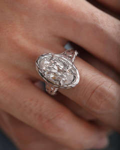 Certificat IGI approuvé 14K or femme fiançailles CVD VVS DEF toutes formes coupe laboratoire cultivé bague en diamant personnalisé - Product Image 1