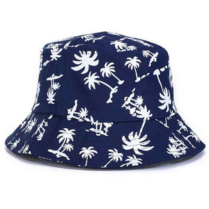 Wholesale Wide Brim Summer Bucket Hats Custom Logo Rooster Tree Printed Embroidery <b>Large</b> Size Fisherman <b>Cap</b> Outdoor and Fishing - Product Image 3