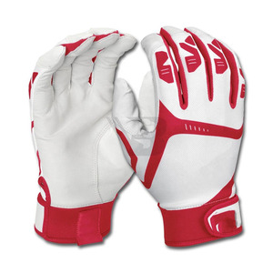 2026 New Arrival Best Selling <b>Baseball</b> Batting <b>Gloves</b> Ambidextrous Leather Hook Loop Closure Durable Breathable Quick-Dry XL/XXL - Product Image 2