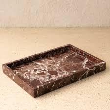 Bandeja Decorativa de Mármol Pulido Clásico, Bandeja de Servir de Piedra Natural Premium, Decoración Elegante para el Hogar, Vajilla para Cocina y Comedor - Product Image 5