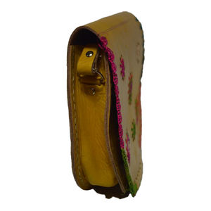 Elegante bolso de mano de piel de becerro auténtica Premium, cierre de cremallera dorada, accesorio de viaje Vintage de Biyadina Store hecho en MA - Product Image 2