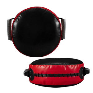 Leather Strike Shield Arm Pad Boxing MMA Muay Thai Punching Target Kick Mitt Focus Boxing Product Training <b>Dummy</b> Breathable - Product Image 5