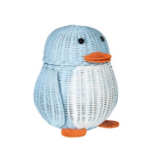 Cesta de ratán con forma de pingüino, cesta de almacenamiento hecha a mano, venta al por mayor, ecológica, hecha en Vietnam - Product Image 2