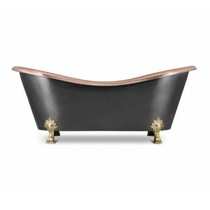 Bañera de Cobre Decorativa de Metal, Bañera de Lujo para el Hogar, Bañera de Metal Resistente y Duradera, Bañera Ovalada para Uso en Hoteles y Baños Domésticos - Product Image 1