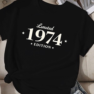 เสื้อยืดผู้หญิงใส่สบายรุ่น1974จำนวนจำกัดพร้อมดาว - Product Image 3